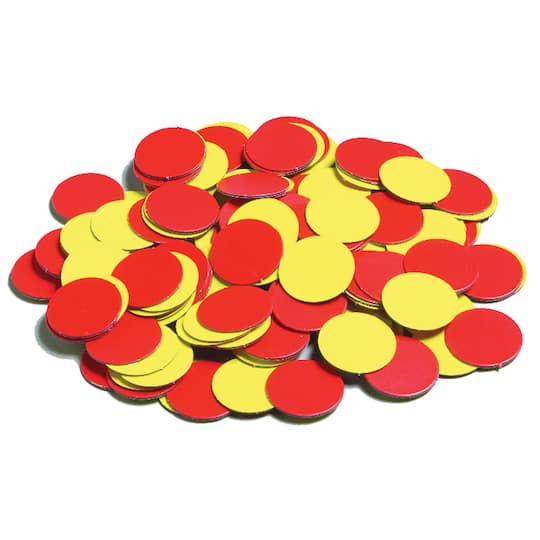 Magnetic Two-Color Counters, Pack of 200